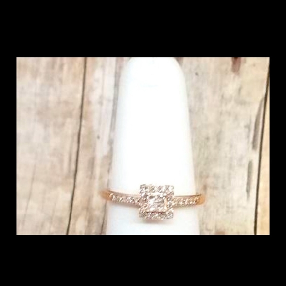 Kay Jewelers Jewelry - SOLD10 kt Rose Gold Engagement Ring w/diamonds